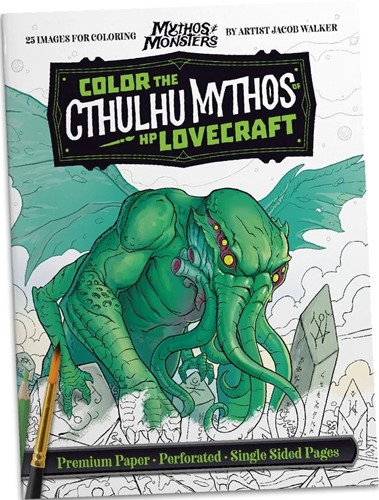 DIEDTZ1920 Color Cthulhu! Coloring Book published by Dietz Foundation