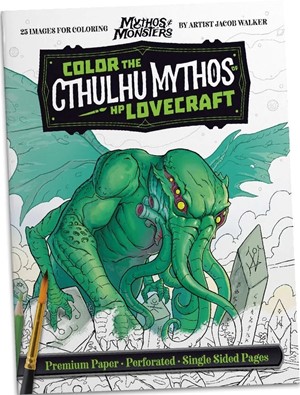 DIEDTZ1920 Color Cthulhu! Coloring Book published by Dietz Foundation