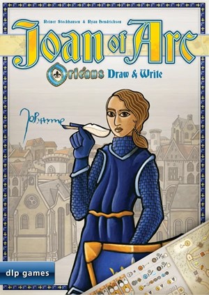 2!DLP1070 Joan Of Arc Board Game: Orleans Draw And Write published by DLP Games