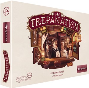 2!DLP1074 Trepanation Board Game published by DLP Games