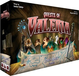 DLYQOV001 Quests Of Valeria Card Game published by Daily Magic Games