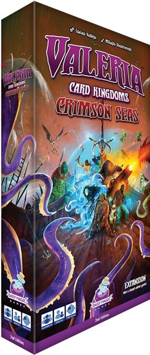 DLYVCK130 Valeria: Card Kingdoms Card Game: 2nd Edition Crimson Seas Expansion published by Daily Magic Games