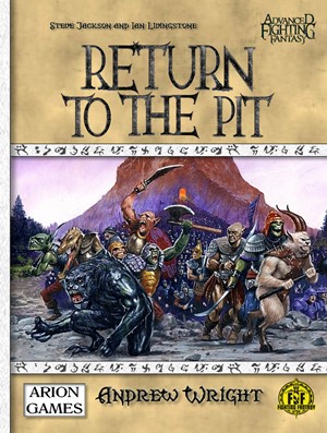 DMGCB77019HC Advanced Fighting Fantasy RPG: Return To The Pit (Hardback) (Damaged) published by Arion Games