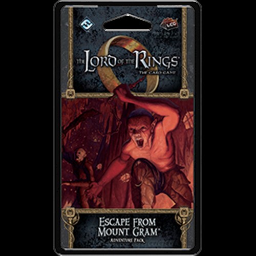 DMGFFGMEC40 The Lord Of The Rings LCG: Escape From Mount Gram Adventure Pack (Damaged) published by Fantasy Flight Games