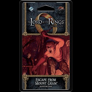 DMGFFGMEC40 The Lord Of The Rings LCG: Escape From Mount Gram Adventure Pack (Damaged) published by Fantasy Flight Games