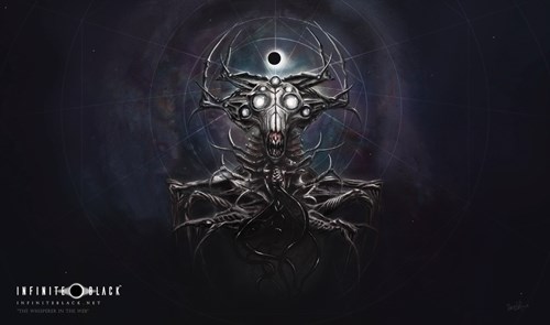 DMGIBPLYMWW01 Whisperer In The Web Playmat (Damaged) published by Infinite Black