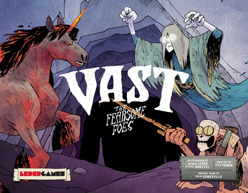 DMGLEDVCC02 Vast: The Crystal Caverns Board Game: The Fearsome Foes (Damaged) published by Leder Games