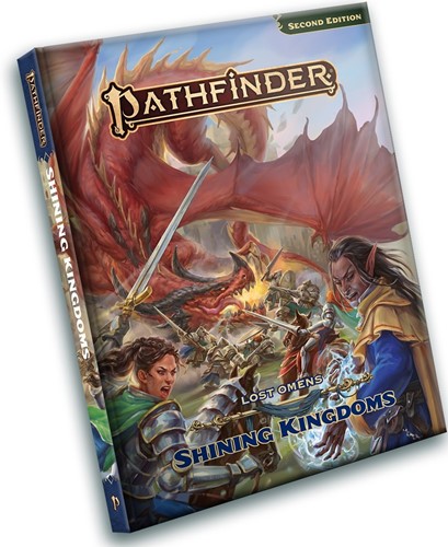 DMGPAI13005HC Pathfinder RPG 2nd Edition: Lost Omens Shining Kingdoms (Damaged) published by Paizo Publishing