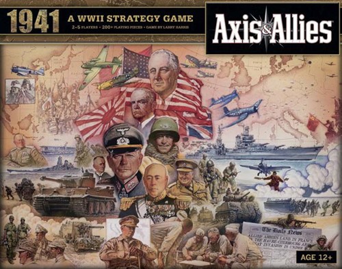 DMGRGS02553 Axis And Allies Board Game: 1941 (Damaged) published by Renegade Game Studios