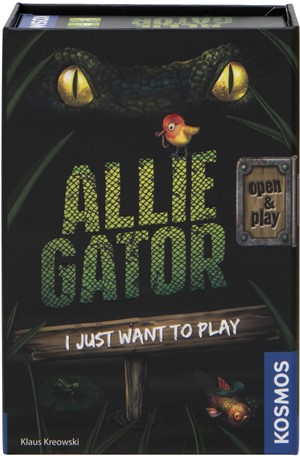 DMGTHK683023 Allie Gator Card Game (Damaged) published by Kosmos Games 