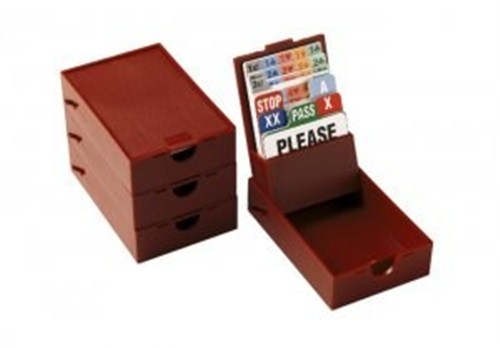 DN090034R Bridge Bidding Box - Red published by Dal Negro