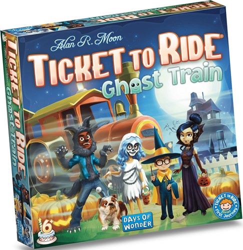 DOW720035 Ticket To Ride Board Game: First Journey Ghost Train published by Days Of Wonder