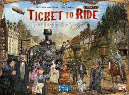 Ticket To Ride Board Game: Legends Of The West Legacy Edition
