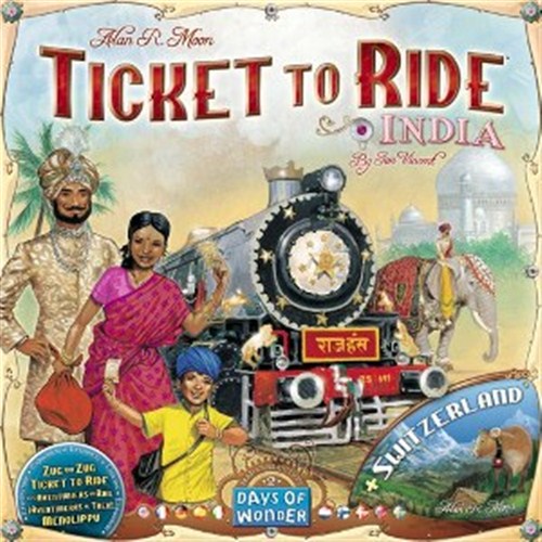 Ticket To Ride Board Game Map Collection: Volume 2 - India And SwitzerlAnd