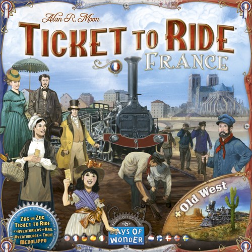 DOW720128 Ticket To Ride Board Game Map Collection: Volume 6 - France And Old West published by Days Of Wonder