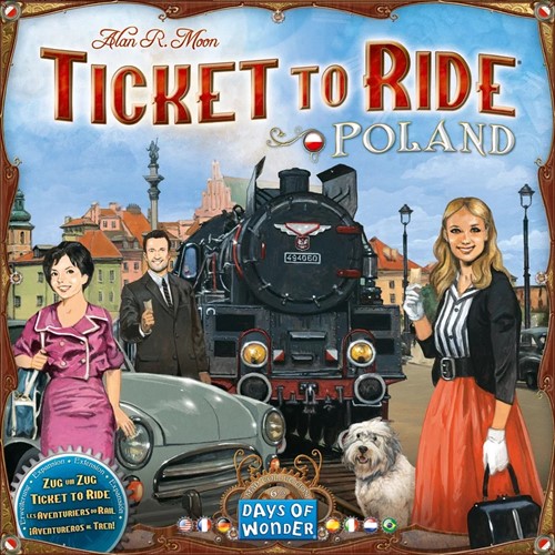 DOW720130 Ticket To Ride Board Game Map Collection Poland published by Days Of Wonder