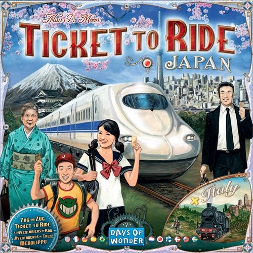 DOW720132 Ticket To Ride Board Game Map Collection: Volume 7 - Japan And Italy published by Days Of Wonder