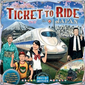 DOW720132 Ticket To Ride Board Game Map Collection: Volume 7 - Japan And Italy published by Days Of Wonder