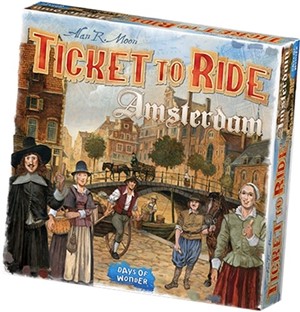 DOW720163 Ticket To Ride Board Game: Amsterdam published by Days Of Wonder