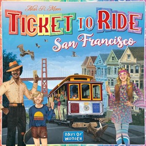 DOW720164 Ticket To Ride Board Game: San Francisco published by Days Of Wonder