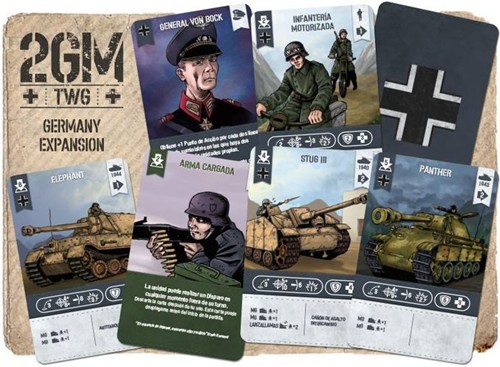 DRA2GMGER 2GM Tactics Board Game: Germany Reinforcements Expansion published by Draco Ideas