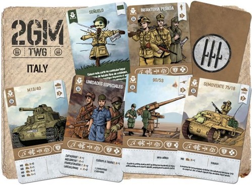 DRA2GMITL 2GM Tactics Board Game: Italy Expansion published by Draco Ideas