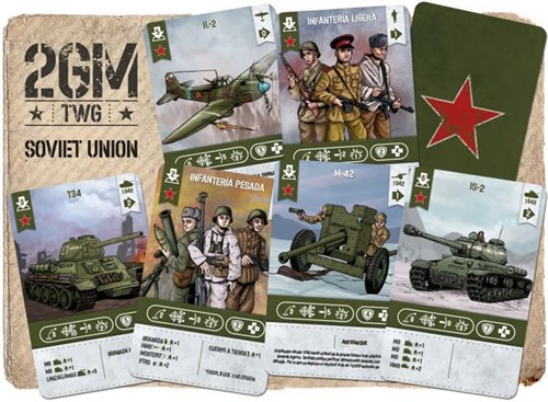 DRA2GMUSSR 2GM Tactics Board Game: USSR Expansion published by Draco Ideas