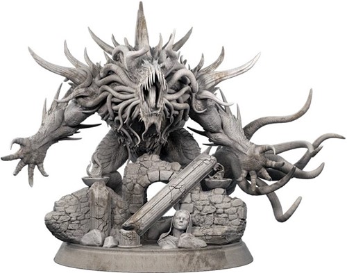 DRACOATCPTB01 Arena The Conquest Board Game: Penumbral Tarrasque Unpainted published by Dragori Games
