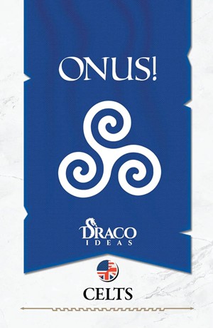 3!DRAONA08 Onus! Card Game: Armies VIII: Celts Expansion published by Draco Ideas