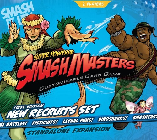 DUGSMC002 Super Powered Smash Masters Card Game: New Recruits Expansion published by Dark Unicorn Games