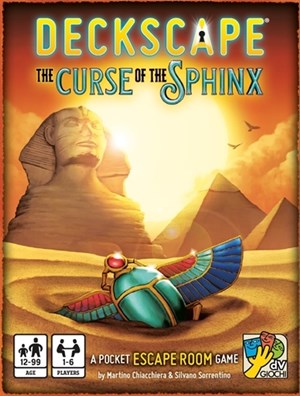 DVG5710 Deckscape Card Game: The Curse Of The Sphinx published by daVinci Editrice