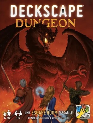 3!DVG5757 Deckscape Card Game: Dungeon published by daVinci Editrice