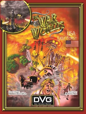 DVV1039C War Of The Worlds Board Game: US East Coast published by Dan Verssen Games