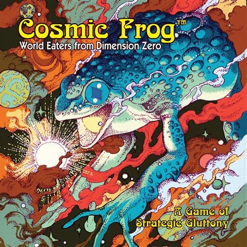 DWE5000 Cosmic Frog Board Game published by Devious Weasel Games