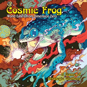 DWE5000 Cosmic Frog Board Game published by Devious Weasel Games