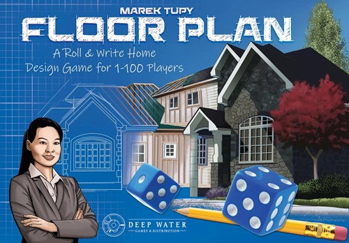 DWGFP100 Floor Plan Game published by Deep Water Games