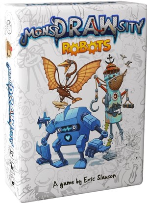 DWGMDSXBOT0995 MonsDRAWsity Card Game: Robots Expansion published by Deep Water Games