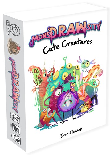 DWGMDSXCUT0995 MonsDRAWsity Card Game: Cute Creatures Expansion published by Deep Water Games