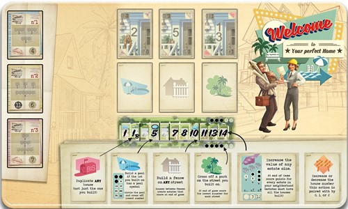 DWGWTPMR Welcome To Your Perfect Home Game: Playmat published by Deep Water Games