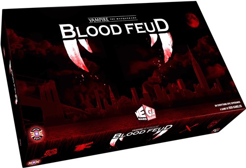 EEGVTMBFMBG01 Vampire The Masquerade: Blood Feud Mega Board Game published by Everything Epic Games