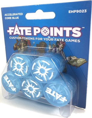 EHP9023 Fate RPG: Accelerated Core Blue Fate Points published by Evil Hat Productions