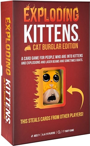 2!EKEKGCB6 Exploding Kittens Card Game: Cat Burglar Edition published by Exploding Kittens