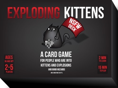 EKGNSFW1 Exploding Kittens Card Game: NSFW Edition published by Exploding Kittens