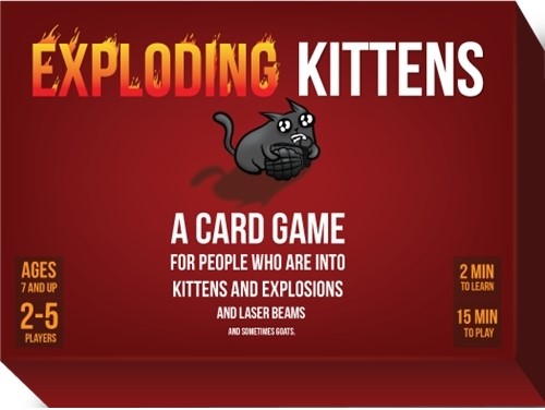 EKGORG1 Exploding Kittens Card Game: Original Edition published by Exploding Kittens