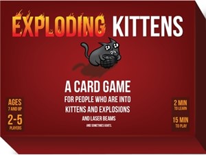 EKGORG1 Exploding Kittens Card Game: Original Edition published by Exploding Kittens