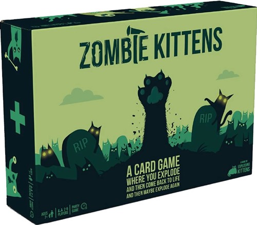 EKGZOMB6 Zombie Kittens Card Game published by Exploding Kittens