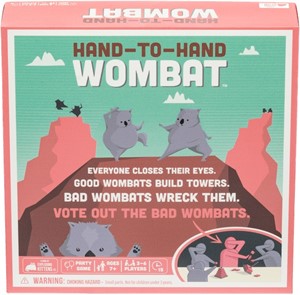 2!EKWMBTCORE4 Hand To Hand Wombat Card Game published by Exploding Kittens