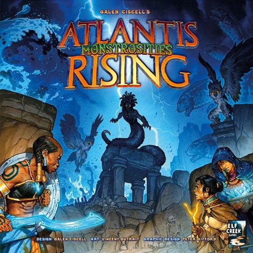 ELFECG025 Atlantis Rising Board Game: Monstrosities Expansion published by Elf Creek Games