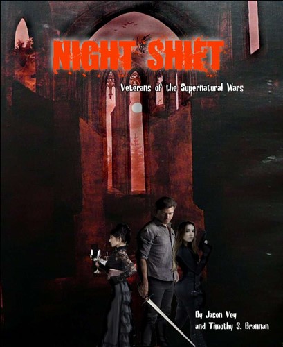 ELG2000 Night Shift RPG: Veterans Of The Supernatural Wars published by Elf Lair Games