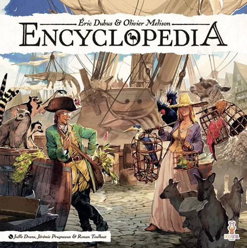 ENC01EN Encyclopedia Board Game published by Holy Grail Games